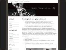 Tablet Screenshot of digitalsculpture.org